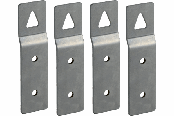 P550641 TAIS CUBE SET OF 4 STEEL BRACKETS TAIS CUBE SERIES FOR WALL INSTALLATION