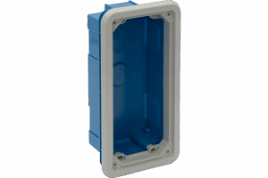 P579712 TOPTER FLUSH MOUNTING BOX WITH FRAME FOR INTERLOCKED SOCKETS IP66