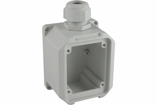 P579750 TOPTER WALL-MOUNTED BOX FOR 1 SOCKET-OUTLET AND FLANGE TOPTER SERIES 65X83 IP66/IP67