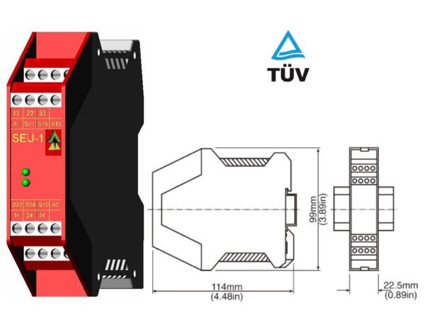 180010 SEU-1 Expansion module 24V std screw terminals