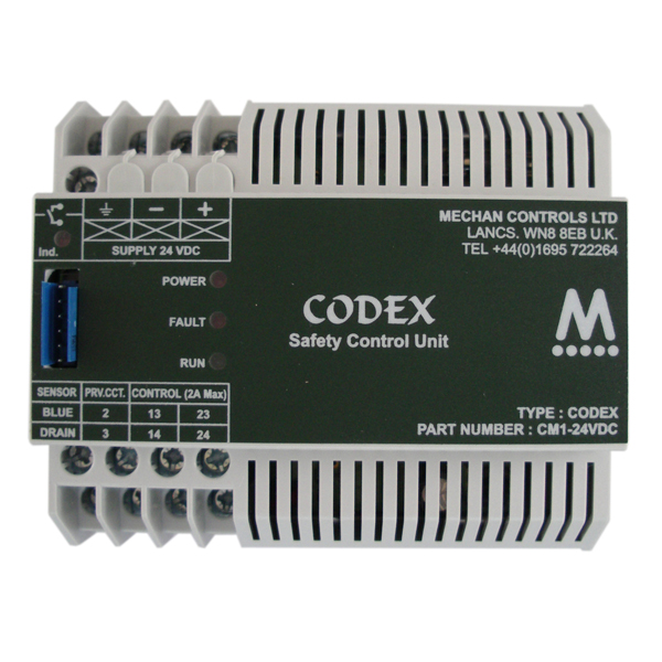 codex-cm1-electronic-safety-control-unit.jpg Mechan CM1 24VAC SAFETY CONTROL UNIT