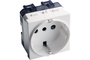P630051 DOMOTER ITALIAN-GERMAN STANDARD P30 SCHUKO 16A 250V 2P+E - 21175