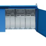 P676101 ENERGY METALBOX ASSEMBLY (ACS) IN METALLIC CABINET WITH 6 MCBS 2X 16A 380-415V 2P/2X 32A 380-415V 4P/2X 63A 380-415V 4P - 78KW IP65