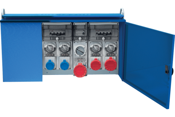 P687003_MAIN_png_900_600_contain_70.png P686001 ENERGY METALBOX ASSEMBLY (ACS) IN METALLIC CABINET WITH 6 SWITCHED INTERLOCKED SOCKETS WITH FUSES 3X 16A 2P+E 230V/2X 16A 3P+E 400V/ 1X32A 3P+E 380-415V - IP65