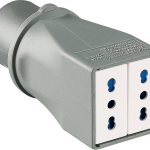 P740003 MULTIPLAY ADAPTOR IEC PLUG - 1 DOMESTIC SOCKET TYPE BS 1363-1995 13A 200-250V