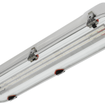 P821473EX RINOLED-EX STAINLESS STEEL-GLASS L690 LIGHTING FIXTURE 71W EMERGENCY 3H WIDE BEAM  IP65/IP66 2G2D