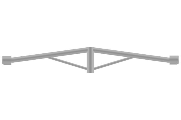 P834902 FIT 55 SERIES DOUBLE POLE HEAD BRACKET