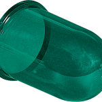 P850063 NAVE DIFFUSER IN SMOOTH RED COLOURED GLASS TYPE UNAV 1268 FOR WATERTIGHT CYLINDRICAL LUMINAIRES