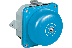 P900263 ALARM WATERTIGHT BELLS FOR CONTINUOS OPERATION IN ALUMINIUM ALLOY ENCLOSURE 110V DRUM DIA 105MM CABLE GLAND 1X1/2" IP66