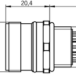 Euchner 120403E | MGB-A-PLUGCONNECTOR-RC18-120403 : Mgb-Zubehoer (112333) Bis V1.2.3