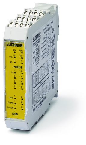 Euchner 121290E | MSC-CE-AC-FI8FO2-121290 : Small Control System Msc Expansion Devic