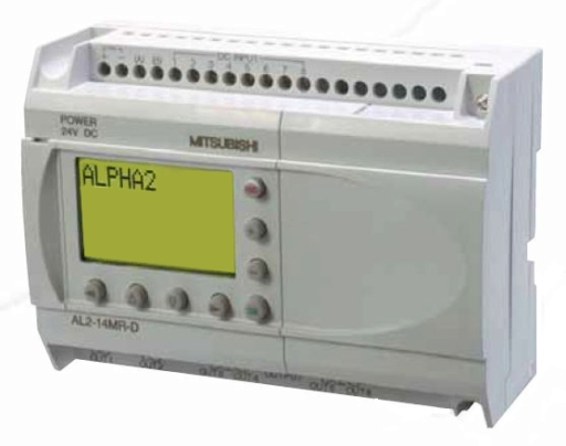 215073.jpg Mitsubishi AL2-14MR-D: Alpha Series PLC Base Unit