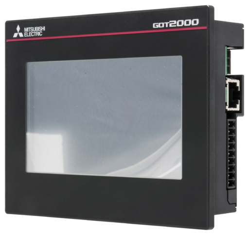 290600.jpg Mitsubishi GT2104-PMBD: Graphic touch terminal; 4.5"; TFT Greyscales; 24VDC; Ethernet; RS-422/485; USB; Black frame