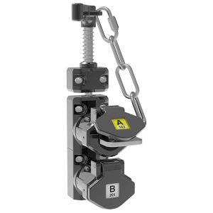 Idem M-HD-C-11: Handle Interlock with Chain Dual Key 1 Key Trapped 1 Key F