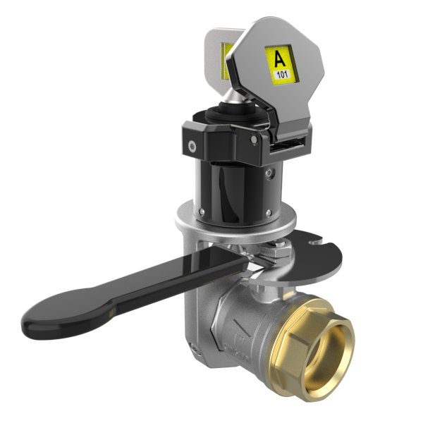 Idem M-MV-FCL-1: Die Cast Mini Valve Interlock Key Free Locked Closed 1