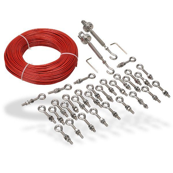 Idem 140017: Rope Kit 100M Stainless Steel