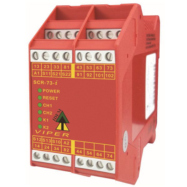 Idem 280005-C: SCR-73-i Safety Relay with Screw Terminals