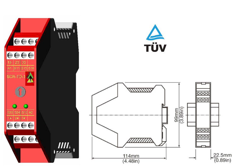 Idem 180015-P: SEU-TD-1 24V pluggable screw terminals