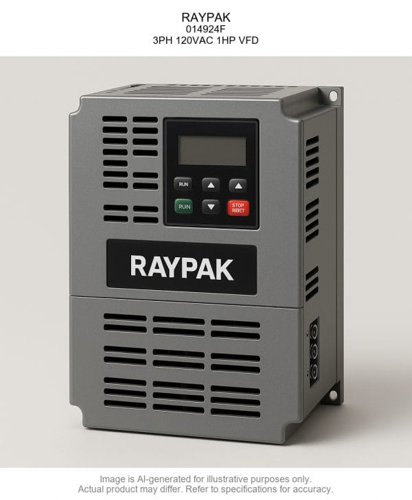RAYPAK; 014924F; 3PH 120VAC 1HP Variable Frequency Drive