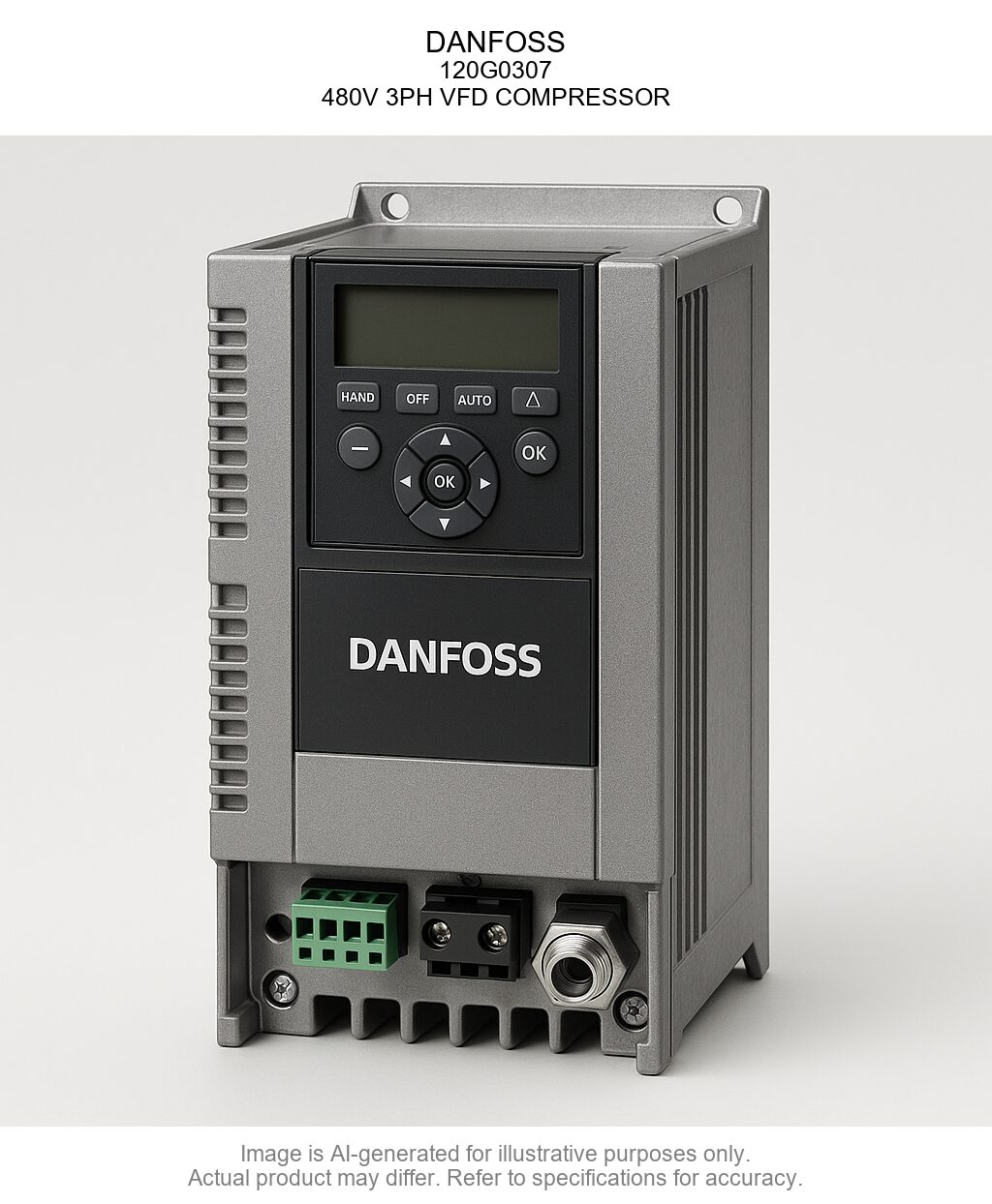 DANFOSS; 120G0307; 480V 3PH Variable Frequency Drive COMPRESSOR