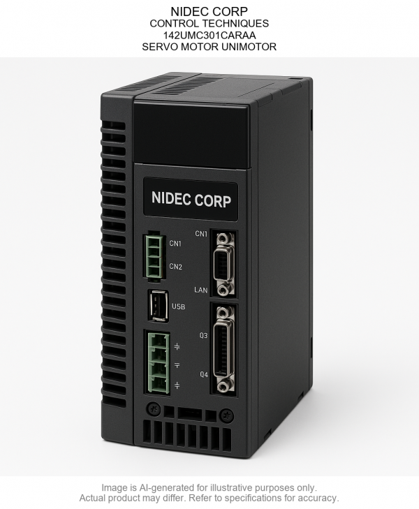 NIDEC CORP; CONTROL TECHNIQUES; 142UMC301CARAA; SERVO MOTOR UNIMOTOR