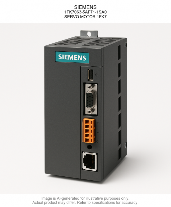 1FK7063-5AF71-1SA0.png SIEMENS; 1FK7063-5AF71-1SA0; SERVO MOTOR 1FK7