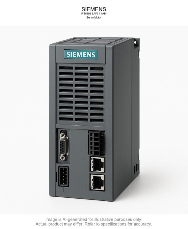 SIEMENS; 1FT6108-8AF71-4AH1; Servo Motor