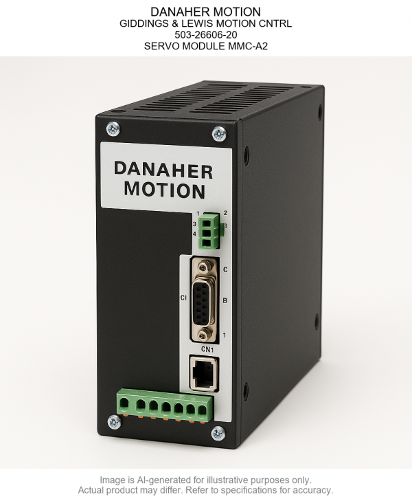 503-26606-20.png DANAHER MOTION; GIDDINGS & LEWIS MOTION CNTRL; 503-26606-20; SERVO MODULE MMC-A2
