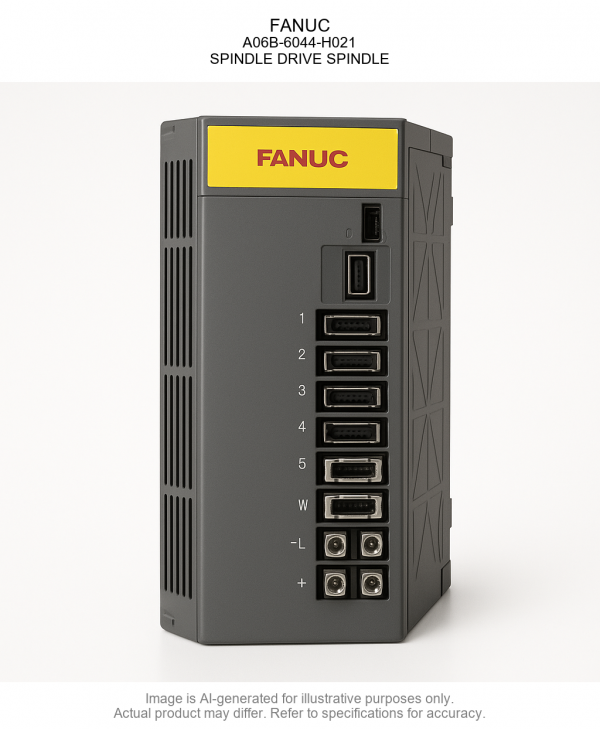 A06B-6044-H021.png FANUC; A06B-6044-H021; SPINDLE DRIVE SPINDLE