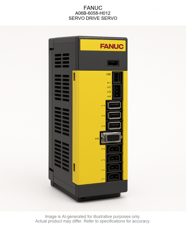 FANUC; A06B-6058-H012; SERVO DRIVE SERVO