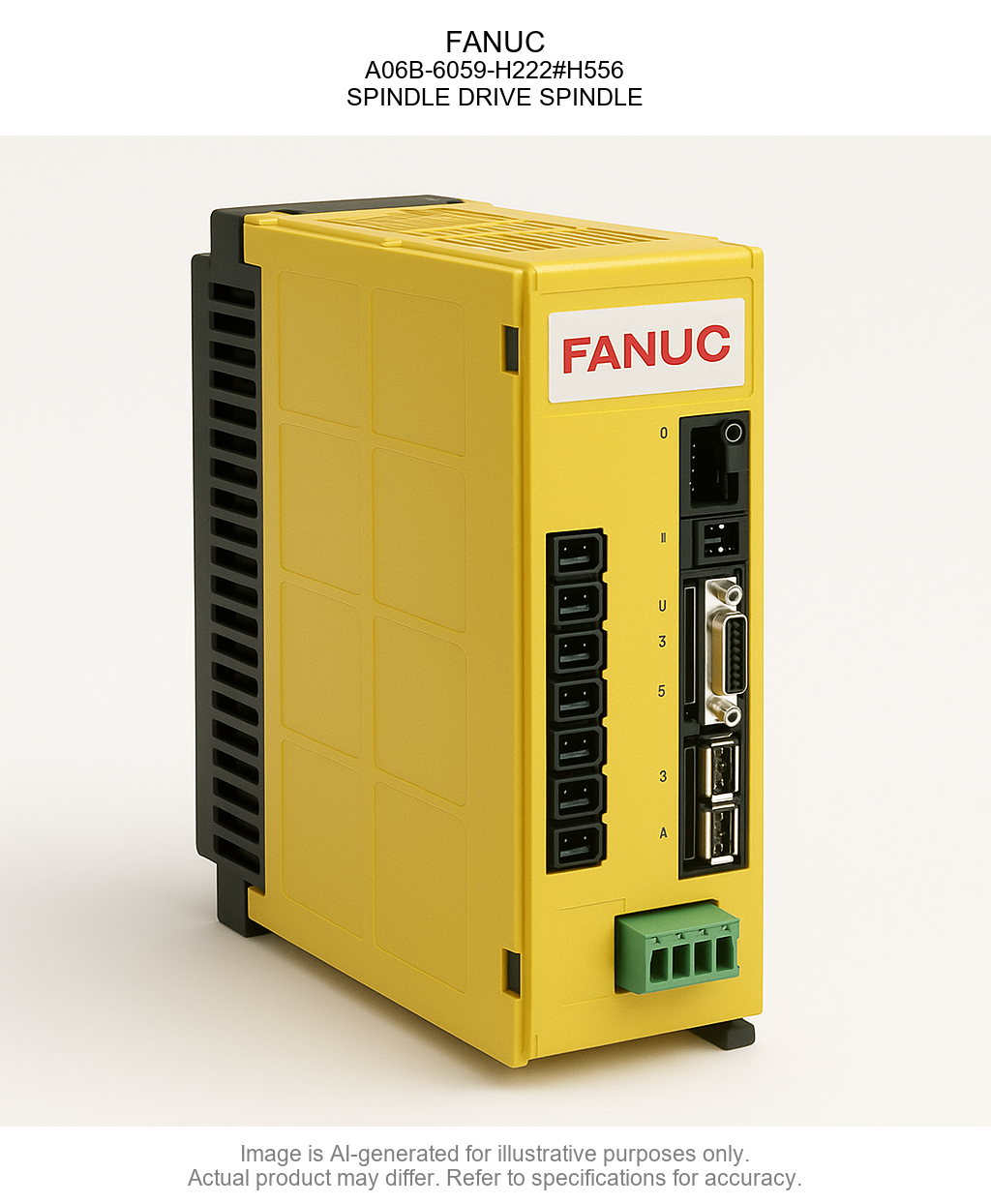 FANUC; A06B-6059-H222#H556; SPINDLE DRIVE SPINDLE
