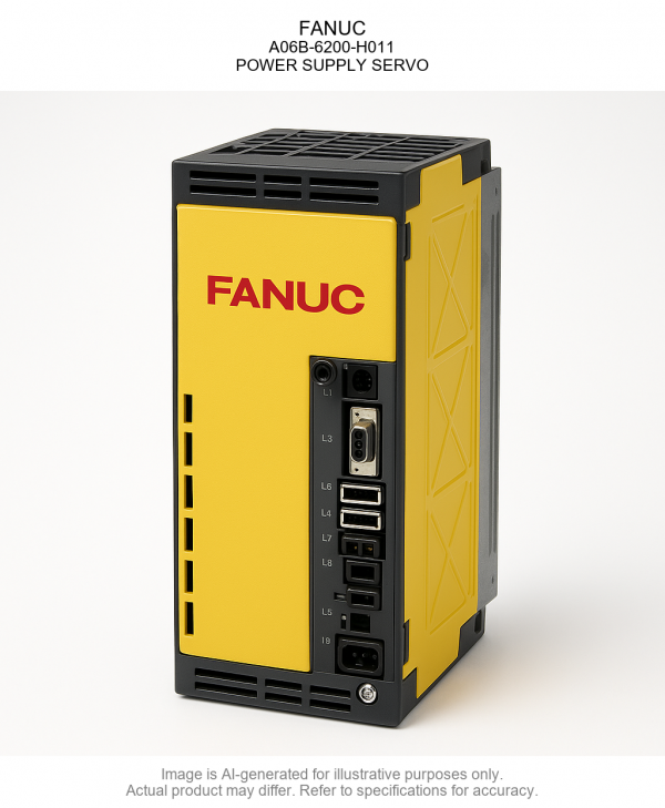 A06B-6200-H011.png FANUC; A06B-6200-H011; POWER SUPPLY SERVO