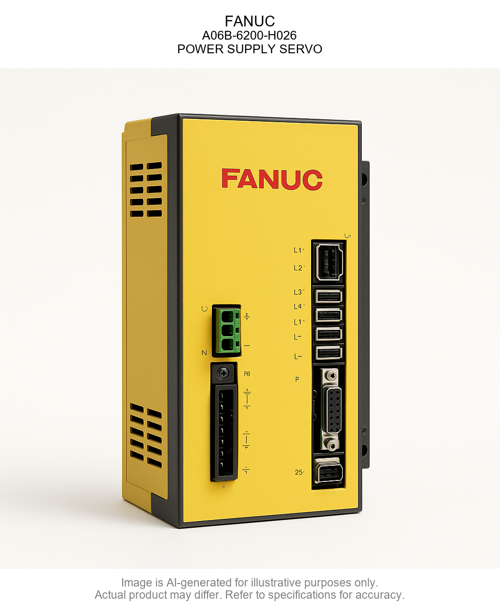 FANUC; A06B-6200-H026; POWER SUPPLY SERVO