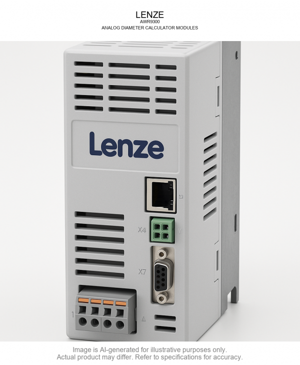 LENZE; AWR9300; ANALOG DIAMETER CALCULATOR MODULES