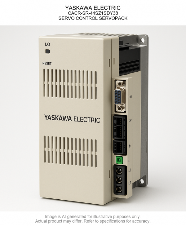 YASKAWA ELECTRIC; CACR-SR-44SZ1SDY38; SERVO CONTROL SERVOPACK
