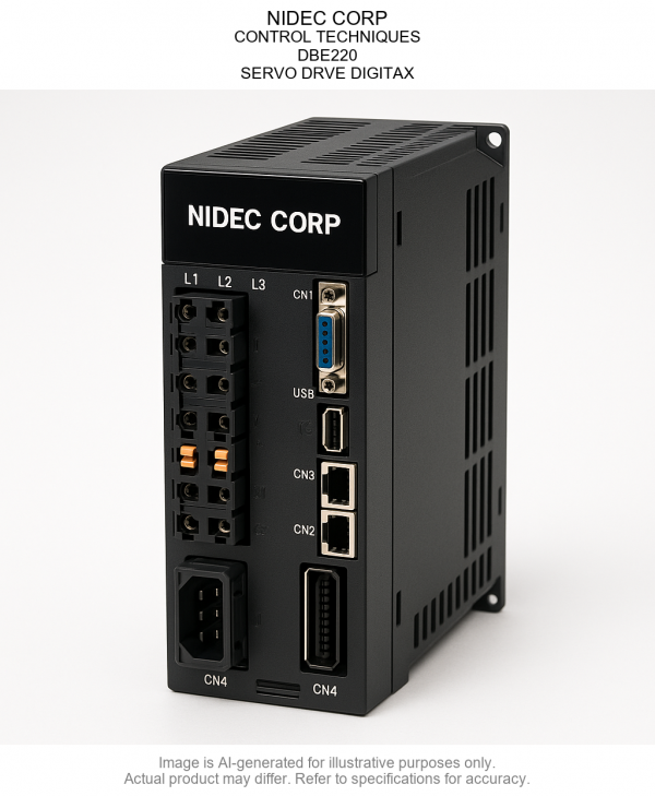 DBE220.png NIDEC CORP; CONTROL TECHNIQUES; DBE220; SERVO DRVE DIGITAX