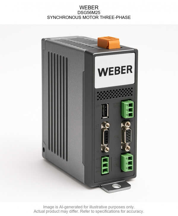 WEBER; DSG56M25; SYNCHRONOUS MOTOR THREE-PHASE