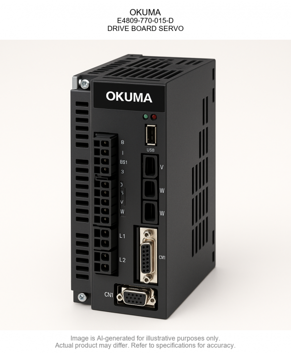 E4809-770-015-D.png OKUMA; E4809-770-015-D; DRIVE BOARD SERVO