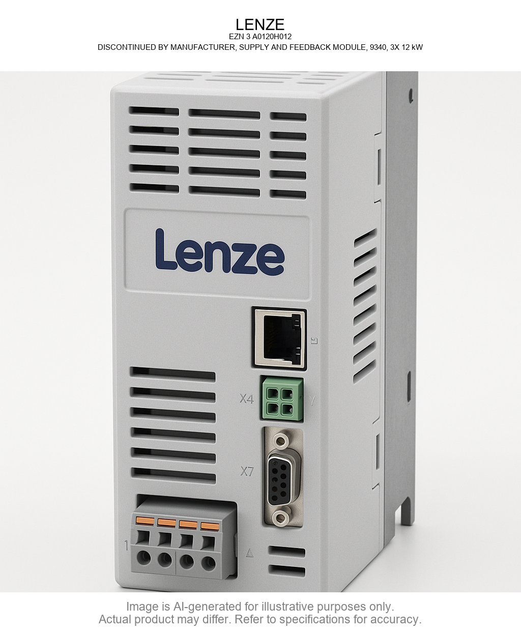 LENZE; EZN 3 A0120H012; SUPPLY AND FEEDBACK MODULE