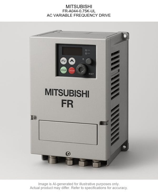 MITSUBISHI; FR-A044-0.75K-UL; AC VARIABLE FREQUENCY DRIVE