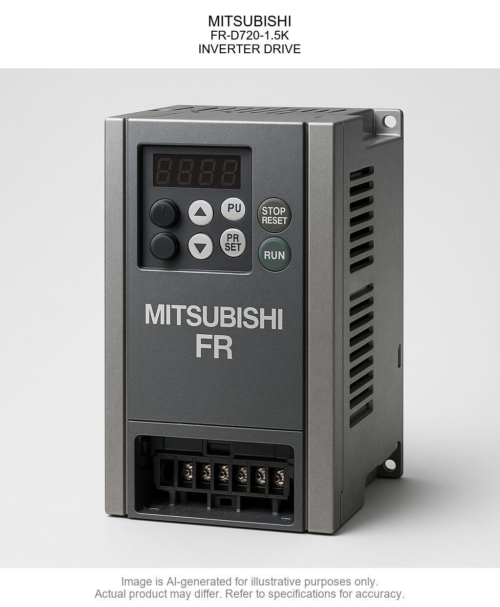 MITSUBISHI; FR-D720-1.5K; INVERTER DRIVE