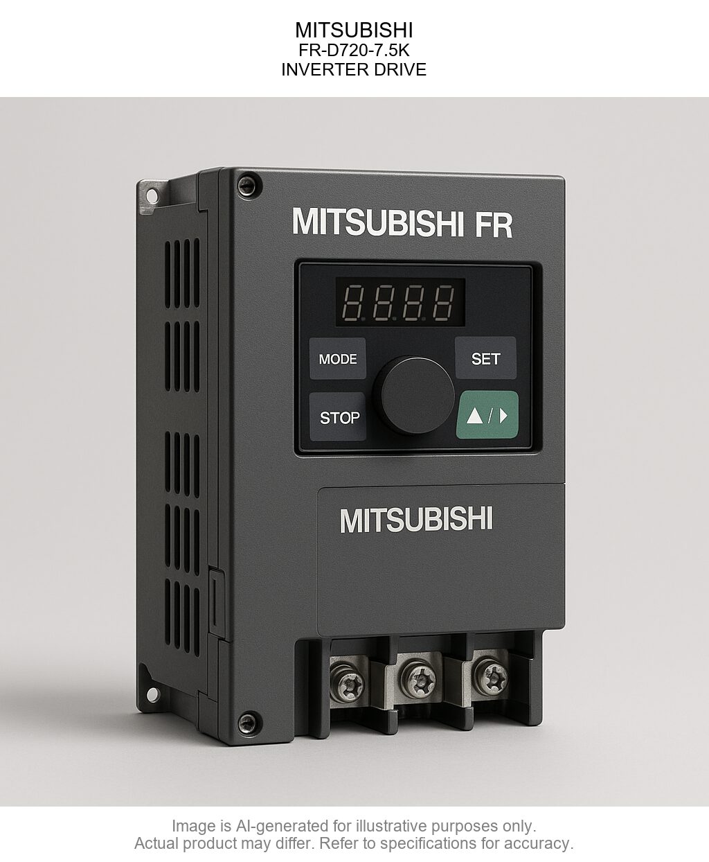 MITSUBISHI; FR-D720-7.5K; INVERTER DRIVE