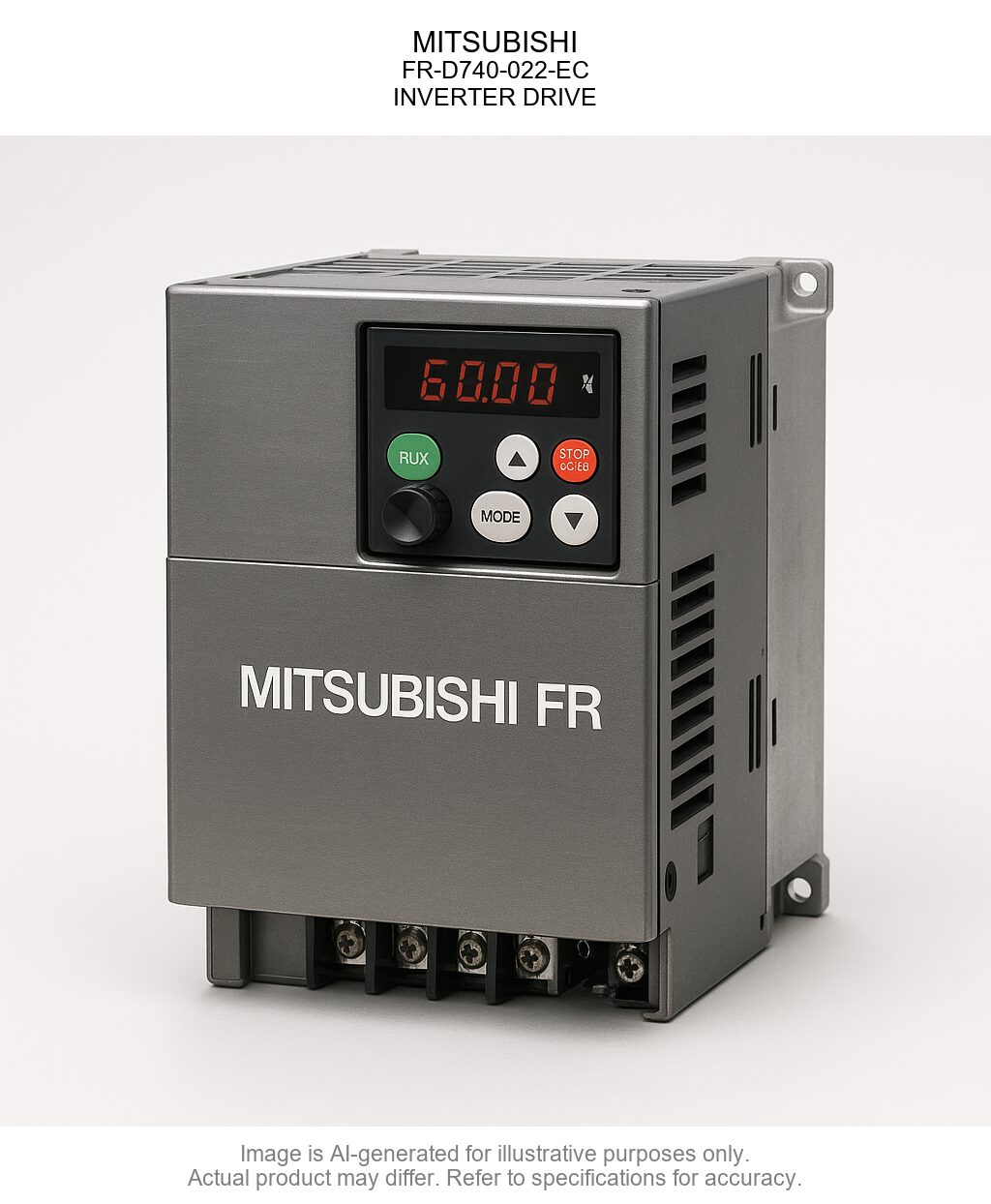 MITSUBISHI; FR-D740-022-EC; INVERTER DRIVE