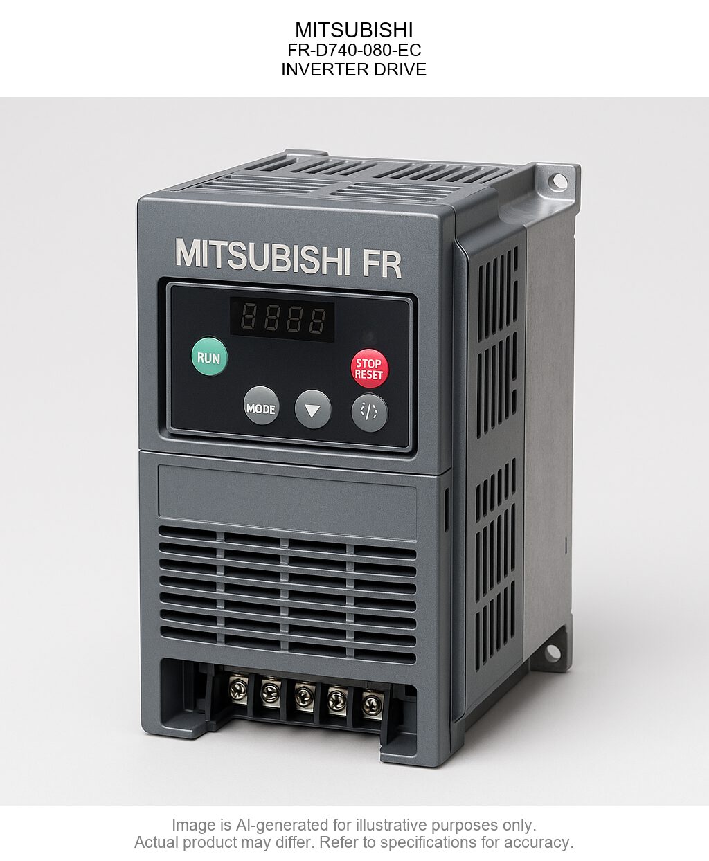 MITSUBISHI; FR-D740-080-EC; INVERTER DRIVE