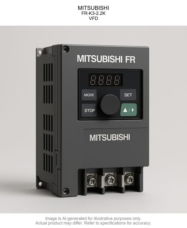 FR-K3-2.2K.png MITSUBISHI; FR-K3-2.2K; Variable Frequency Drive
