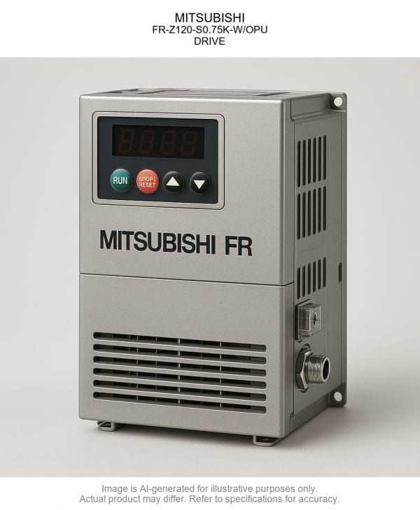 FR-Z120-S0.75K-W_OPU.png MITSUBISHI; FR-Z120-S0.75K-W/OPU; DRIVE