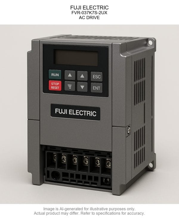 FVR-037K7S-2UX.png FUJI ELECTRIC; FVR-037K7S-2UX; AC DRIVE