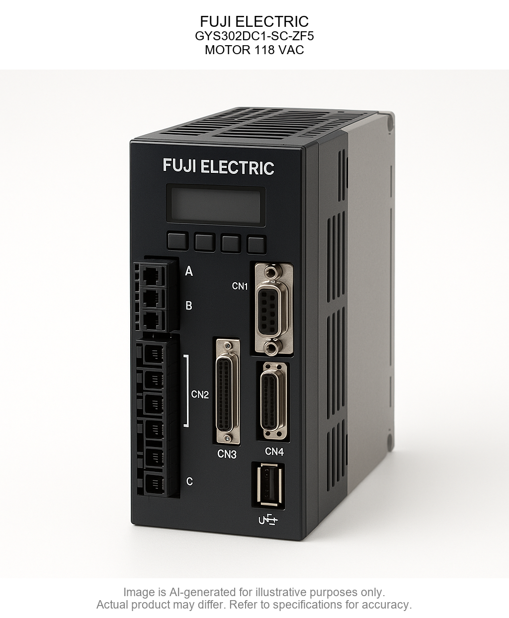 FUJI ELECTRIC; GYS302DC1-SC-ZF5; MOTOR 118 VAC