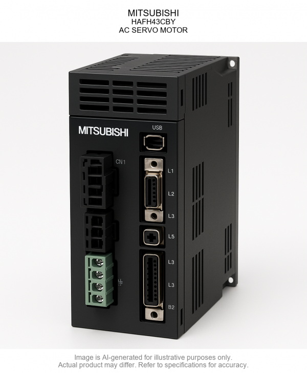 MITSUBISHI; HAFH43CBY; AC SERVO MOTOR