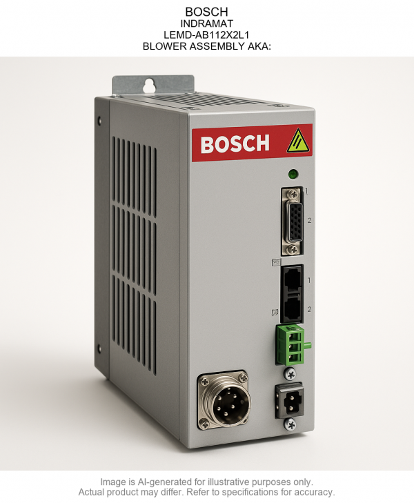 BOSCH; INDRAMAT; LEMD-AB112X2L1; BLOWER ASSEMBLY AKA:
